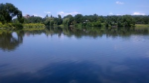 The lake in August 2011