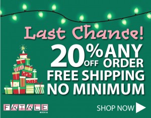 Fatale Media sale - free shipping - save 20%