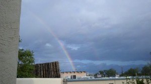 July rainbow