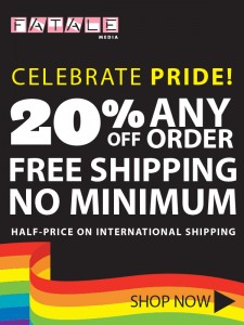 Pride Sale Free Shipping and 20% Off